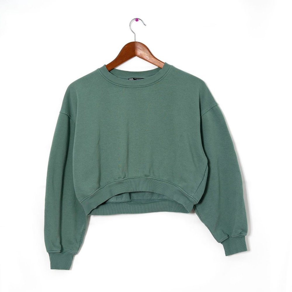 Zara Green Sweatshirt